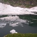 Lake Capezzone, partially frozen.