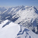 Hornbachkette, rechts vorn die Klimmspitze(2465m), ebenfalls eine rassige Skitour für rechlich Schnee und beste Verhältnisse