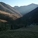 Abendstimmung im Val Vergeletto - Blick Richtung Val Onsernone