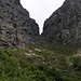 Die Platteklip Gorge - hier geht's hinauf