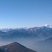 Panoramica zoom verso la : Val Sessera - Biellese - Valsesia - Prealpi Lombarde e Piemontesi - Gruppo del Rosa.