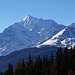 Brunegghorn, Weisshorn, Bishorn, und die  Spitze  vom Matterhorn