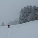 Tief verschneite Landschaft von 30 bis 50 cm Neuschnee