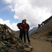Frieren am höchsten Pass (4665m) der Route