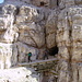 isidoro ed enrico in una delle grotte della via ferrata del monte Paterno