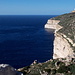 Im dichtbesiedelten Malta die einzigen, relativ unberührten Küstenabschnitte. Da hinten, in ca. 300km Entfernung liegt Afrika.