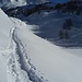 La traccia prosegue verso l'Alpe Sangiatto