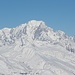 Das Mont Blanc-Massiv im Zoom