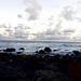 Morgens um 8.00 an der Playa von Punta del Hidalgo.