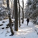Es ging durch den romantisch verschneiten Winterwald...