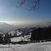 In Büchners Text lesend folgten wir einem Winterwanderweg hinunter in den kleinen Ort Belmont.