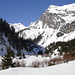 die Jochspitze(2232m) tritt ins Bild, auch sie kann mit Skiern bestiegen werden