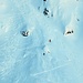 Dalla Bocchetta del Motto del Toro, con lo zoom a cercare due sci-alpinisti che salgono verso il Pizzo Sella