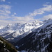 Klimmspitze/Schwellenspitze/Wasserfallkarspitze und die Urbeleskarspitze im Nachmittagslicht