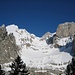 Gipfel über dem Wildhuser Schafboden - am Vormittag noch ohne Skispuren