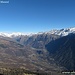 Ampio panorama sulla Val di Blenio dalla cima principale del Pizzo Pianché