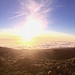 Sonnenuntergang auf Teneriffa im Teide-Gebirge.