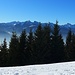 Blick vom P. 1283 m nach W