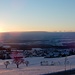 Sonnenaufgang auf Glutzenberg - rechts am Horizont die Grossen Berner
