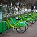Fahrradverleih für energiesparende Fortbewegung - auch das gehört zum modernen China.