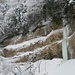 dem Hornbach entlang präsentieren sich Nagelfluhwände spektakulär mit Eisfällen kombiniert