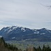 Blick vom Kummenberg auf die Schweizer Seite mit dem Alpstein