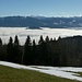 Blick vom Stoss ins Rheintal - der markante Kummenberg ragt aus dem Nebelmeer