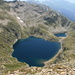 View from the summit of Pécian down to Laghi di Chièra