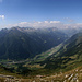 Panorama from Pécian: a great view towards Gotthard and the upper Leventina (Piotta, Ambri, Quinto, Fiesso)