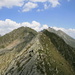 Looking back from Poncione d’Arbione on the whole ridge to Pécianett and Pécian