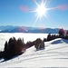 Winter-Wunderlandschaft - im Abstieg ...