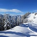 Von hier geht's runter in den schattigen Nordhang...