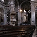 L'interno della Colleggiata dei santi pietro e Stefano con il magnifico pulpito in stucco policromo.