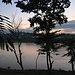Abendstimmung am Mekong mit Sicht hinüber nach Laos