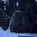 Ein Schrein beim Gipfel des Královský kámen.