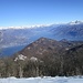 salendo verso il Monte San Primo : panorama sul Lago di Como