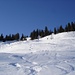 schöne Skihänge oberhalb der Kolbentalalm