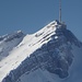 Säntis inkl. Skifahrer unterhalb des Chalbersäntis