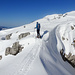 Ein kleiner Schneegrat im Karstgelände der Fanenhöli. Foto von [u Stevo47].
