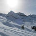 milchig-weisse Stimmung um vier bekannte Gipfel ob der Druesberghütte