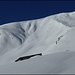 Ein gestokeder Blick zurück, im Bild die Alp Läger