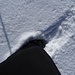 Ich bin zunehmend knie- bis Oberschenkelhoch in den Schnee eingebrochen und mußte einsehen, dass das nix mehr bis zur Esterbergalm wird. 