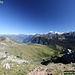 Panorama dal Passo del Mauro sull'Alpe e i Laghetti di Cava