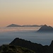 Sonnenaufgang und Blick über das Wolkenmeer V.