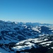 am Hohgant vorbei schweift der Blick in die westlichen Berner Alpen