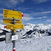 Der Schnee reicht nicht, um die Tafeln zu bedecken