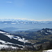 am Chrüzegg, Blick in`s Zürcher Oberland und Alpen