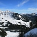 am Südgipfel-Vorgipfel: vor dessen "Bezwingung" geniessen wir die Fernsicht in die Alpen