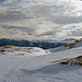 Rückblick, Skitourenläufer sind mir auf den Fersen.