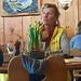 Die bekannte Schweizer Alpinistin Evelyne Binsack im Restaurant Schwarzwaldalp. Sie startet heute 04.04.2017 auf ihre Nordpolexpedition - ihre dritte Polreise nach dem Südpol und dem Everest.